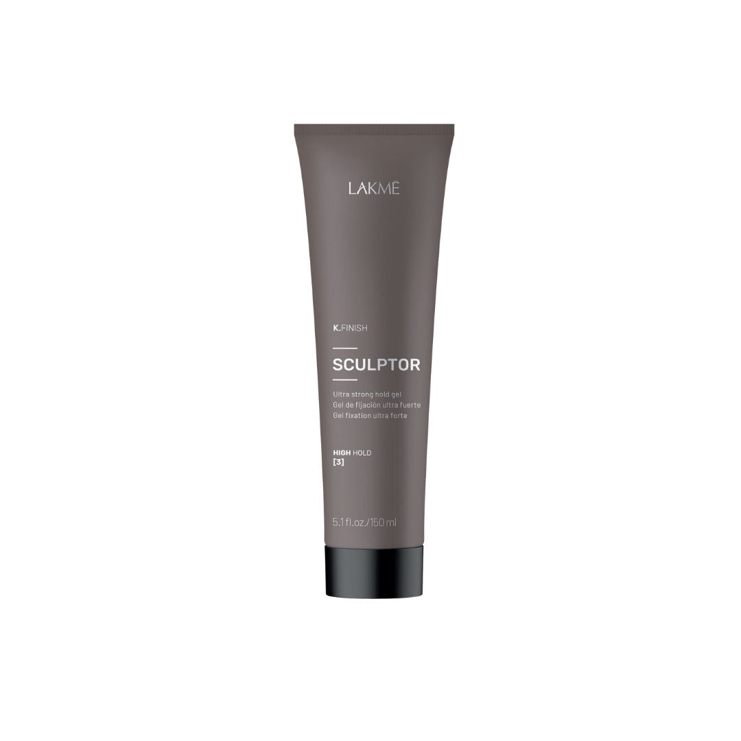 K.Finish Sculptor Ultra Strong Hold Gel by Lakme in a sleek tube for perfect hair styling and long-lasting hold.