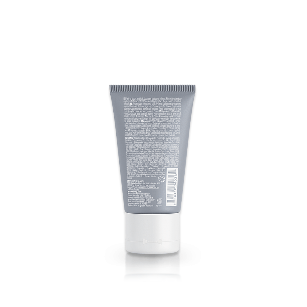 Neu Repair Conditioner tube showcasing ultra-reparative formula for stronger, healthier hair with nourishing ingredients.