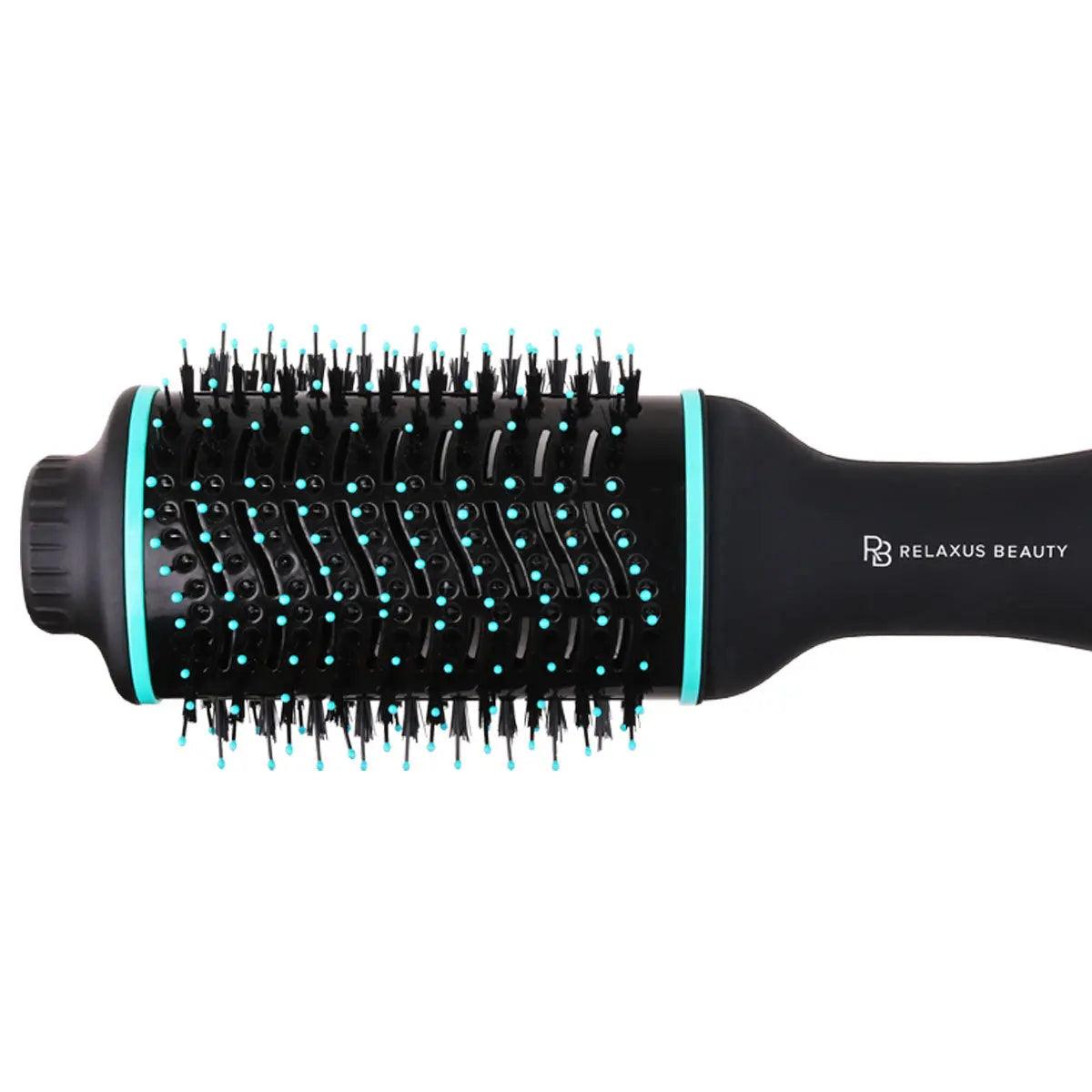 Lightweight blowdry brush with adjustable bristles for professional hairstyling at home. Easy to use and versatile.