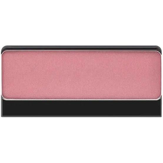 Malu Wilz Blush compact showcasing a finely milled powder in soft pink, perfect for a natural flush of color.