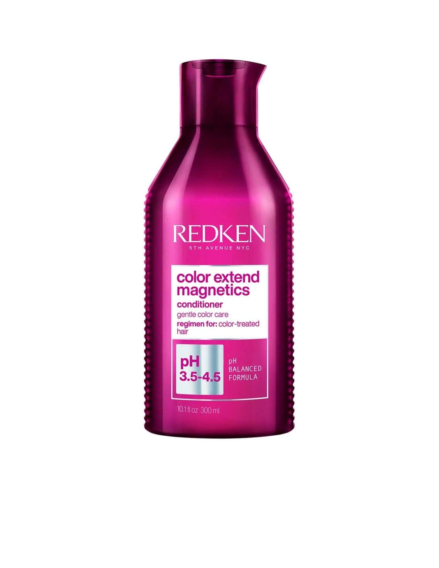Redken Color Extend Magnetics Conditioner 300ml bottle for color-treated hair, pH balanced formula to enhance vibrancy.