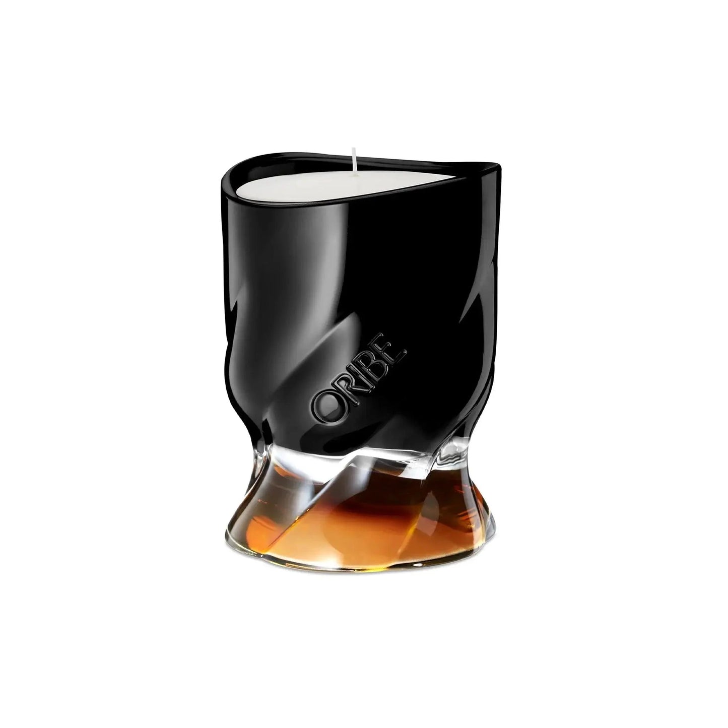 Elegant Côte d'Azur scented candle by ORIBE in a chic black and clear glass design.