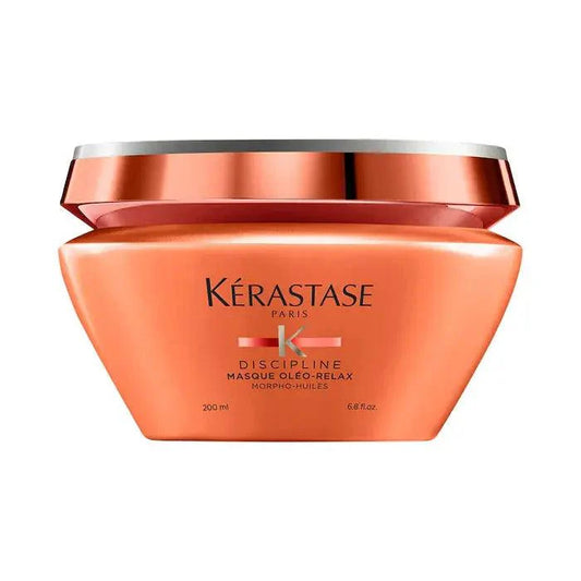 Kerastase Discipline Masque Oléo-Relax Mask 200ml, nourishing hair mask for frizz control and deep conditioning.