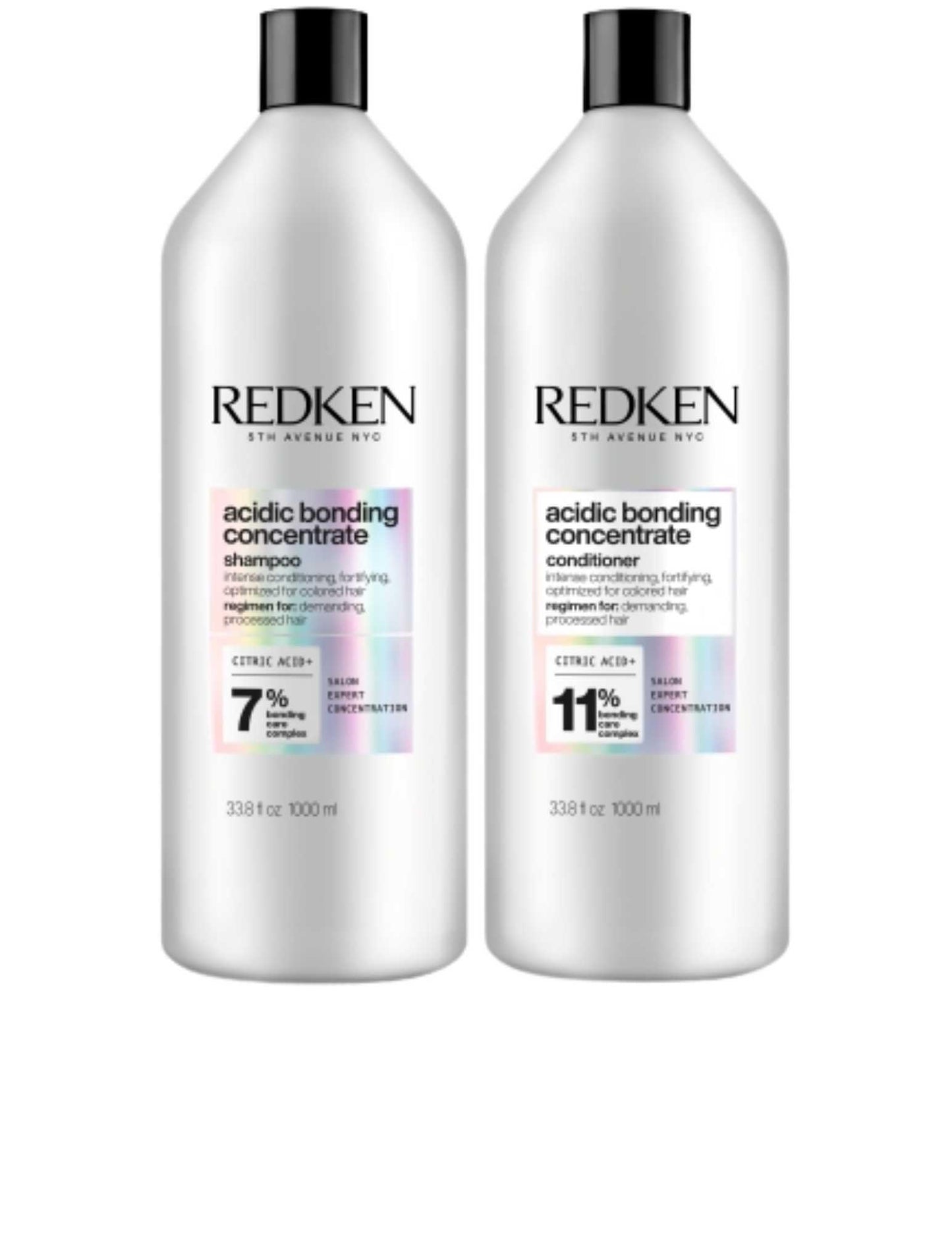 Redken Duo Liters Acidic Bonding Concentrate Shampoo and Conditioner for nourishing and repairing all hair types.