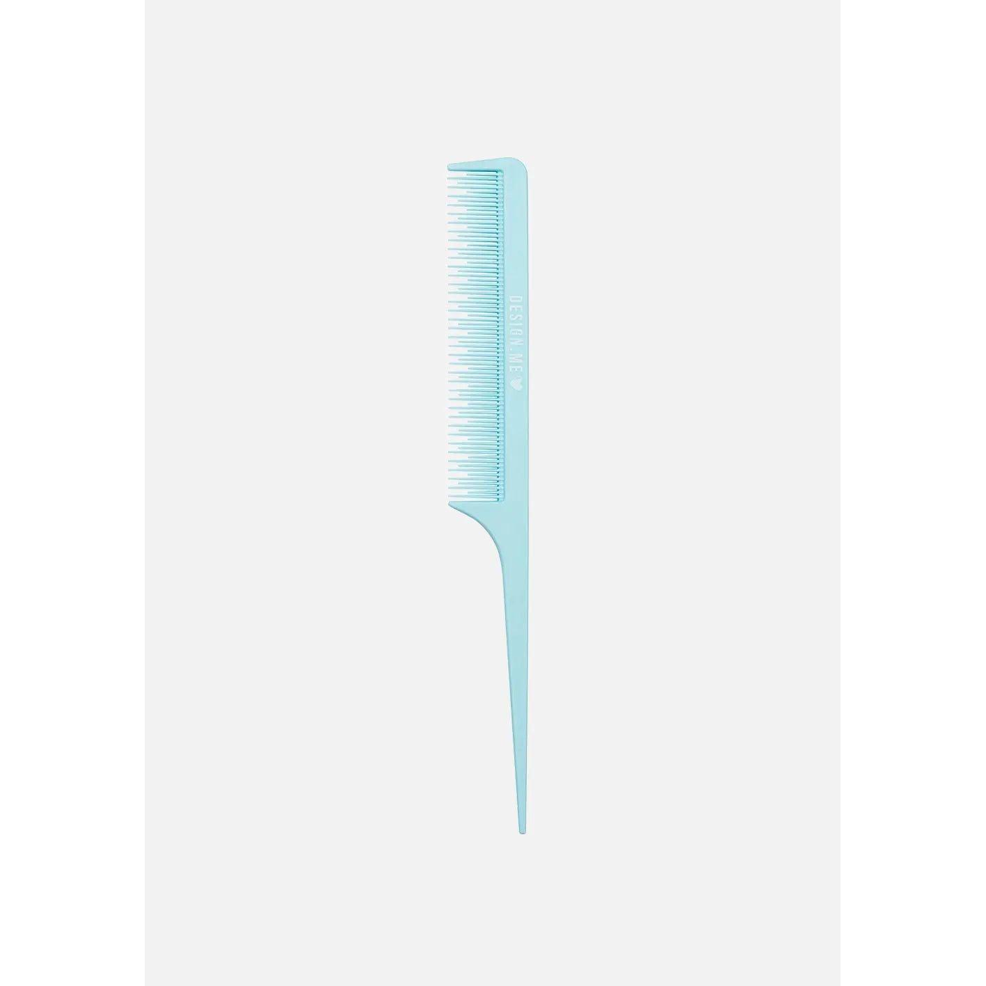 Blue tail comb for hair styling and sectioning