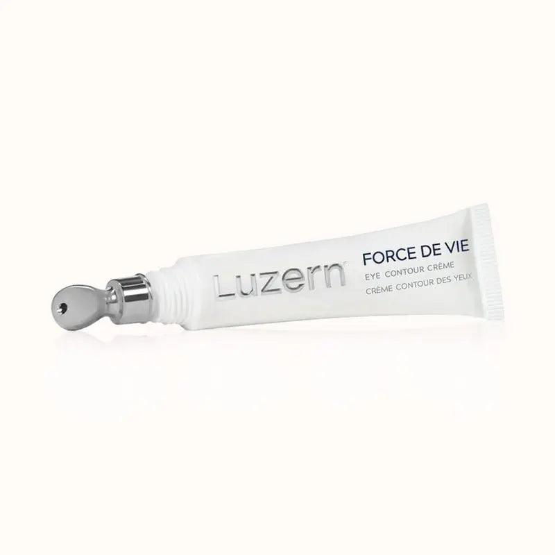 Luzern Force De Vie Eye Contour Cream for youthful eye care, anti-aging eye cream, reduce puffiness, and dark circles.