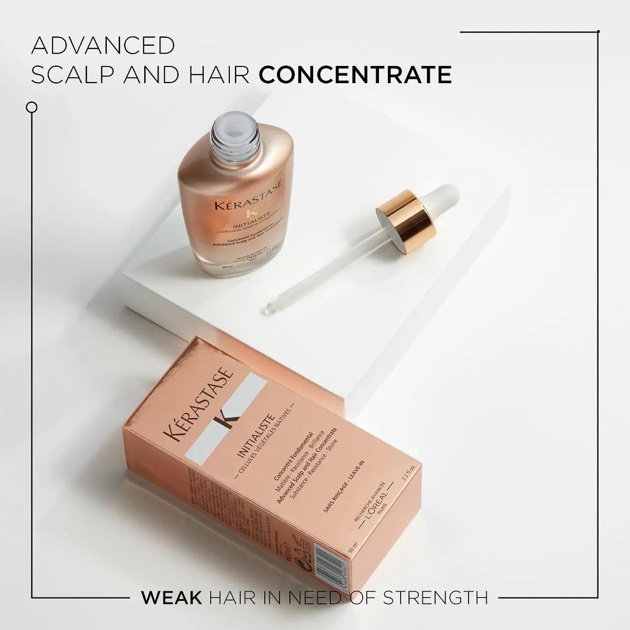 Kerastase scalp and hair concentrate for weak hair, advanced hair treatment.