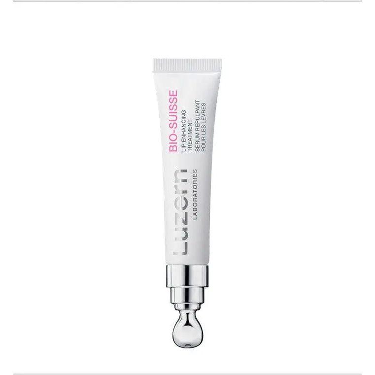 BIO SUISSE lip contour treatment by Luzern Laboratories in white tube packaging.