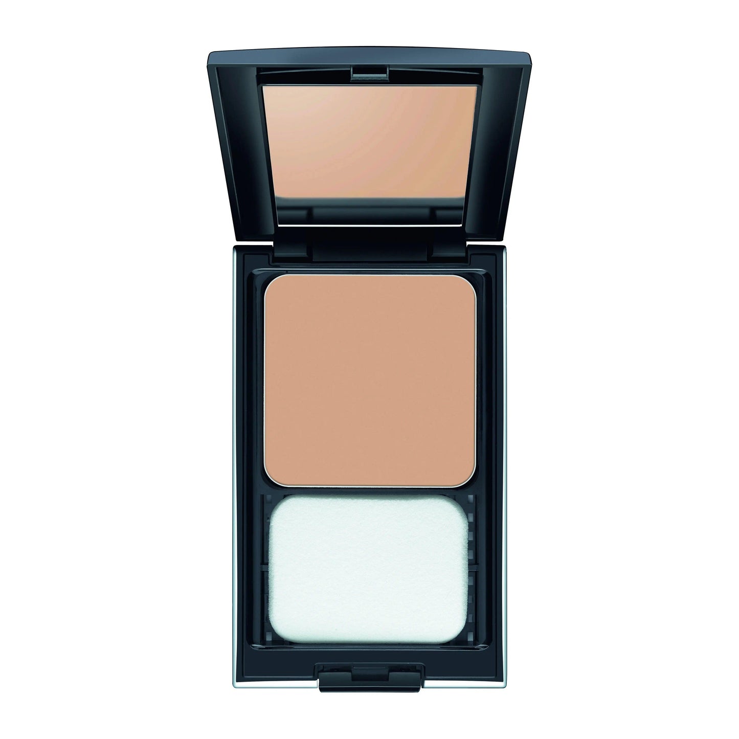 Malu Wilz Perfect Finish Powder Foundation (9g) compact showing matte powder and applicator for a flawless complexion.