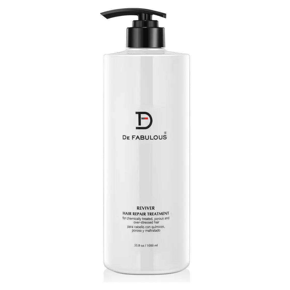 Reviver Hair Repair Treatment bottle for chemically treated, porous hair enriched with Vitamin E and natural extracts.