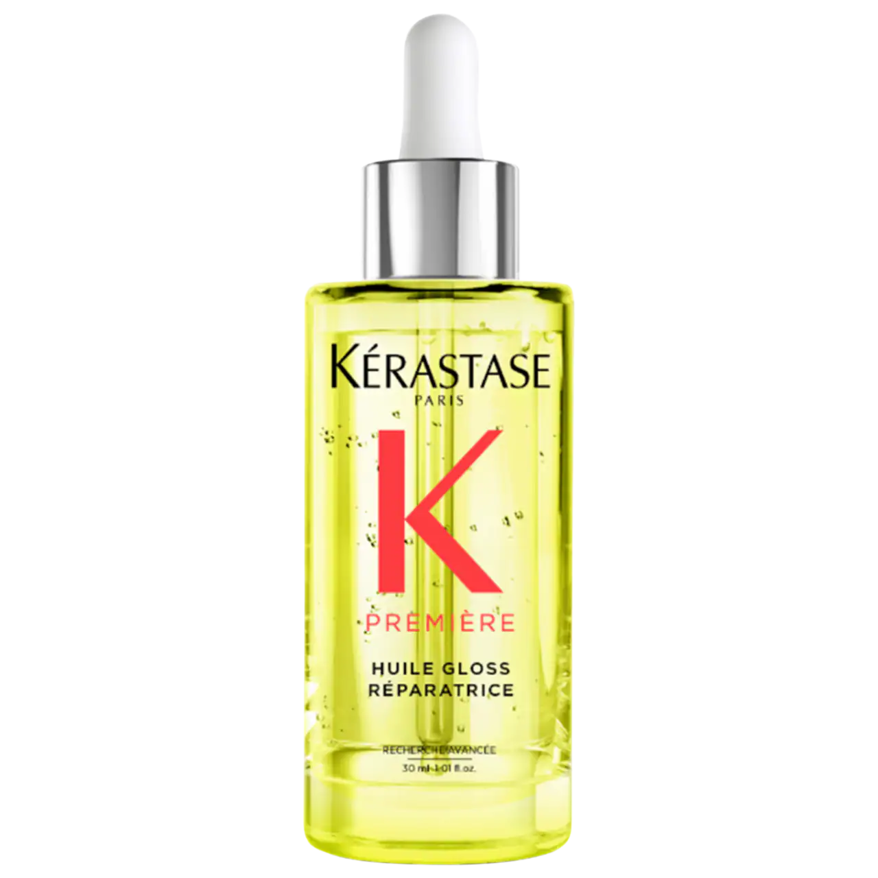 Kérastase Première Repairing High Shine Oil for smooth, shiny, and healthy hair, protects against damage and heat.