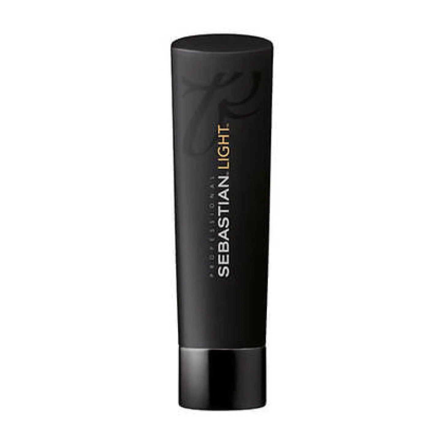 Sebastian Light Shampoo tube showcasing weightless shine and gentle cleansing for radiant, healthy-looking hair.