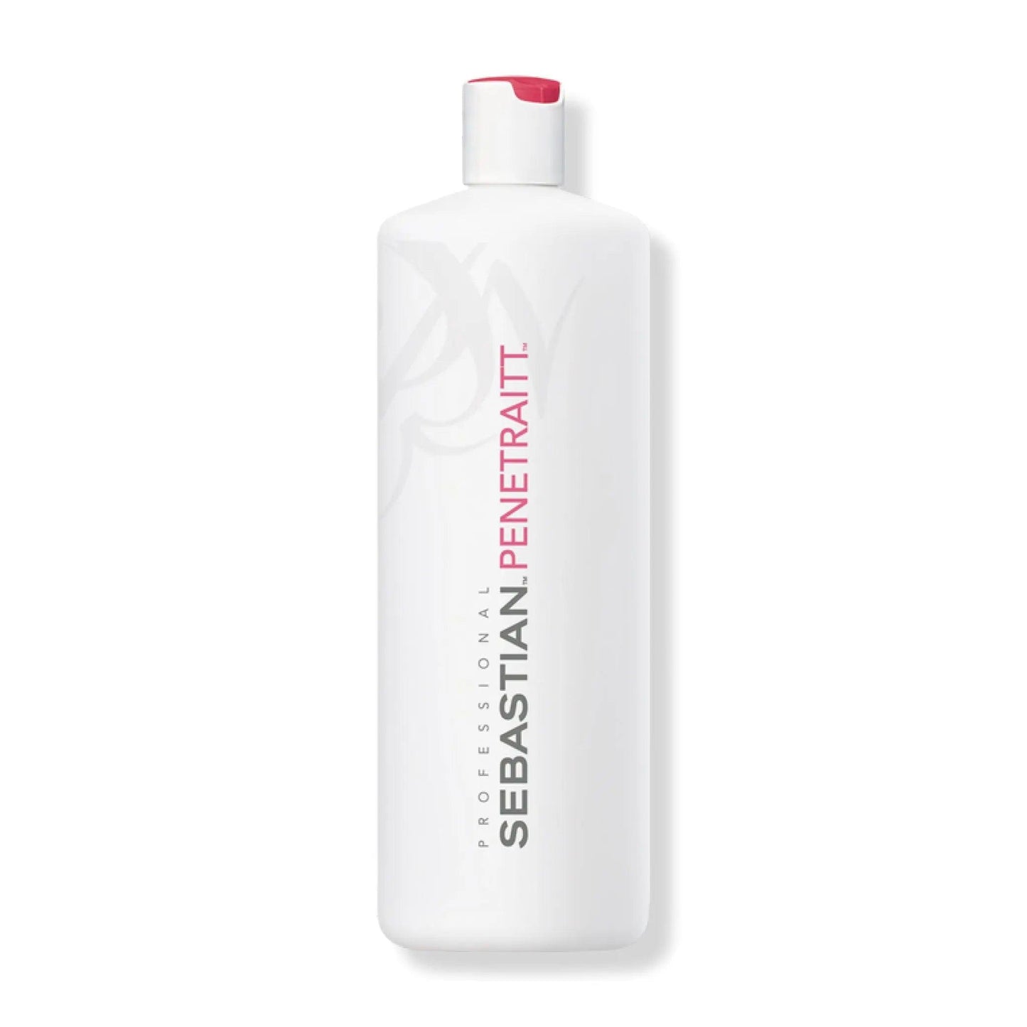 Sebastian Penetraitt Conditioner bottle for deep moisture, repair, and shine for stressed, color-treated hair.