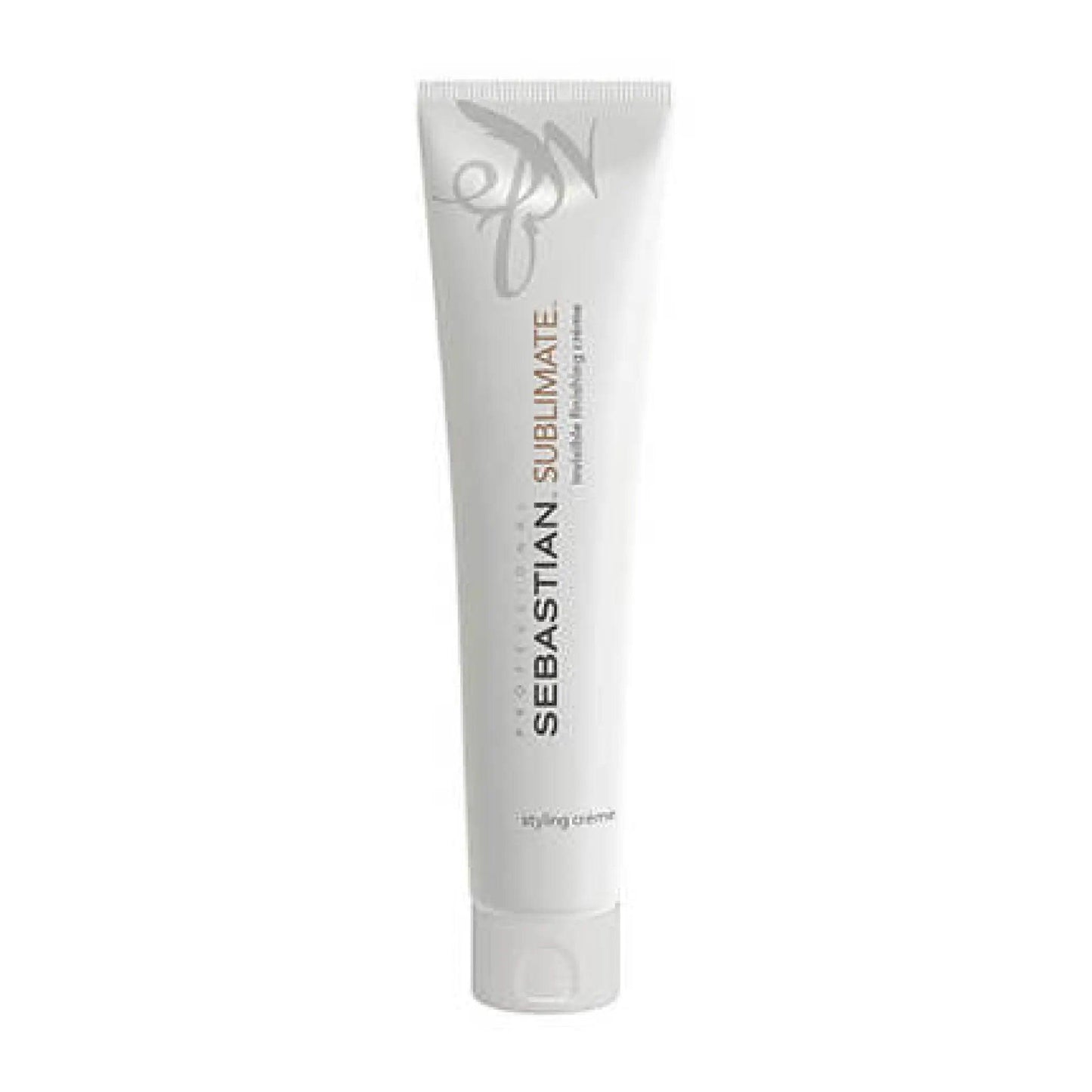 Sebastian Professional Sublimate Invisible Finishing Cream in a tube, providing frizz control and smooth hair.