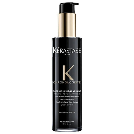 Kérastase Thermique Régénérant heat-protectant treatment for all hair types, nourishing damaged hair while preventing heat damage.