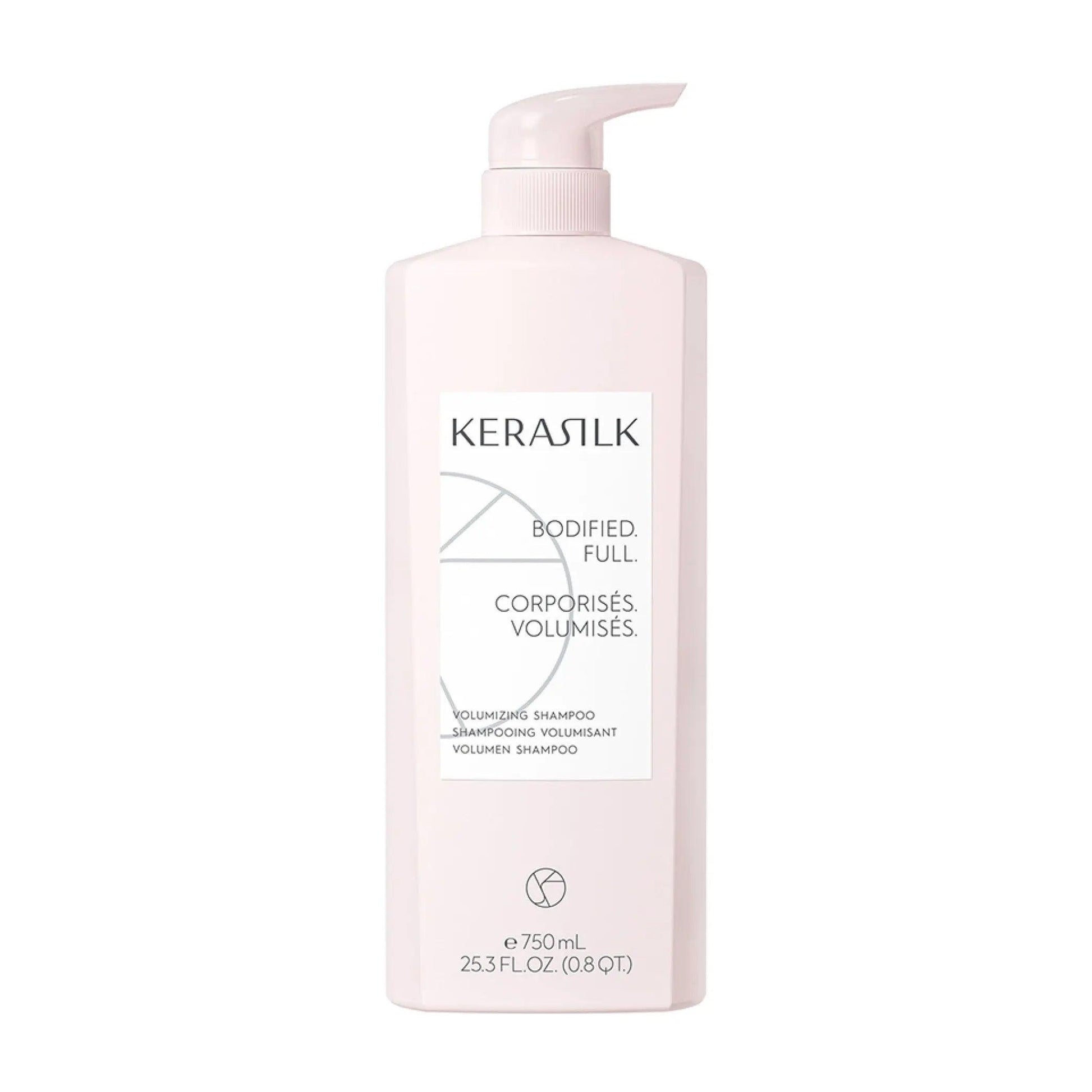 Kérastase Bodified Full Volumizing Shampoo bottle with pump, 750ml size for enhanced volume and body in hair.