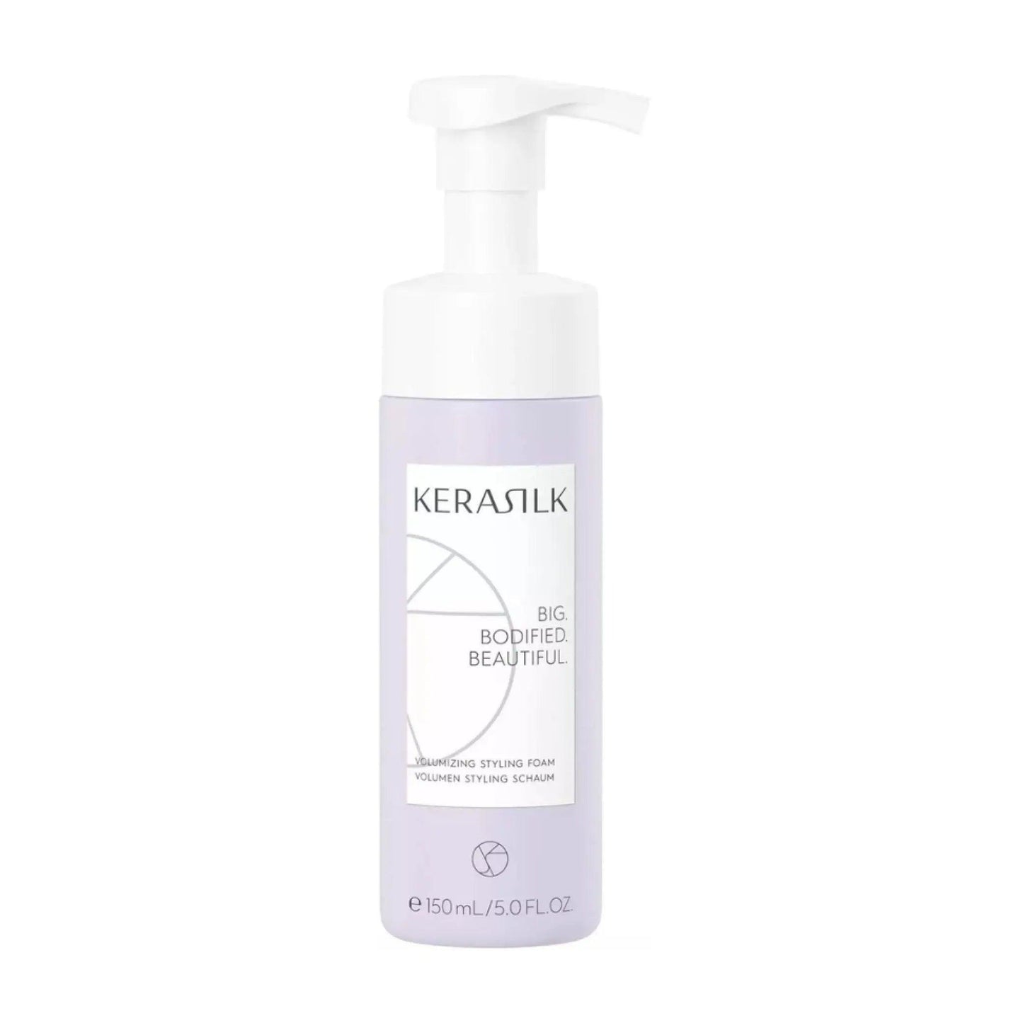 Goldwell Kerasilk Volumizing Styling Foam in a 150ml bottle for adding volume and body to fine hair.