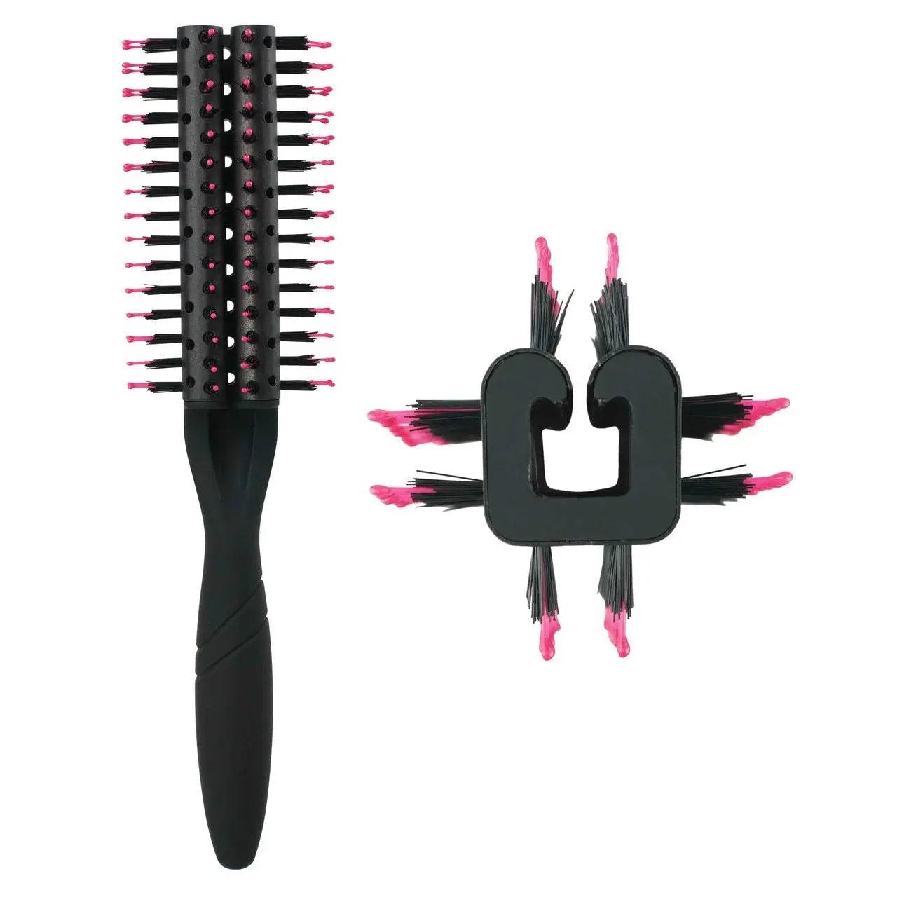 Wet Brush Pro Fast Dry Round Brush with unique square design for effective styling and fast drying.