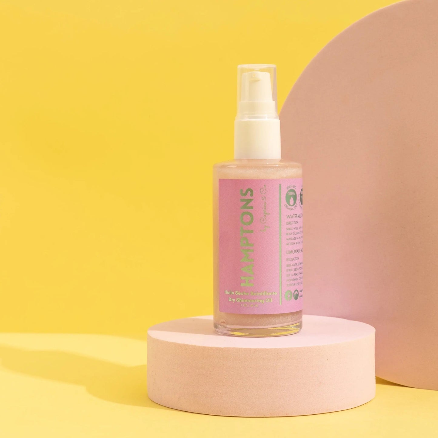 HAMPTONS - DRY SHIMMERING OIL Caprice & Co Claudia Iacono