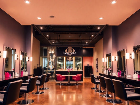 Stylish interior of Salon Deauville with elegant decor.