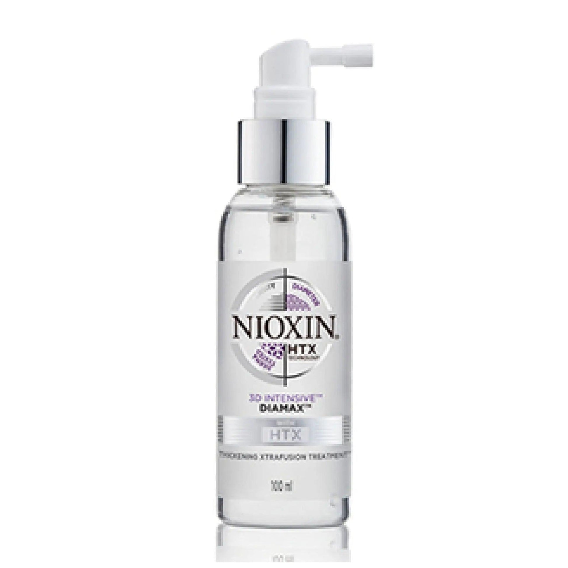 Nioxin 3D Intensive Care Diamax bottle for thicker, fuller-looking hair with HTX technology, 100 ml.