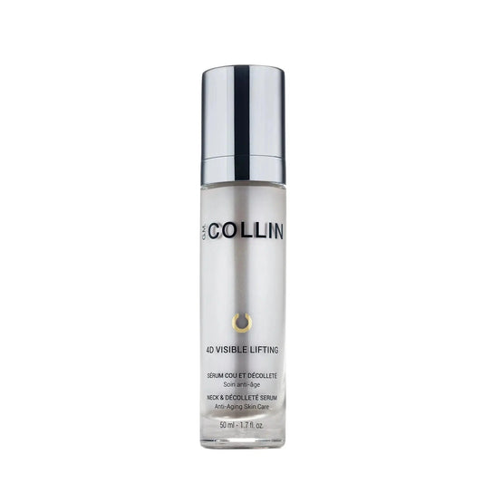 4D Visible Lifting Serum by Collin, designed to improve neck and décolleté skin firmness and reduce wrinkles.