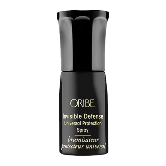 ORIBE Invisible Defense Universal Protection Spray trial size bottle for hair protection and styling.