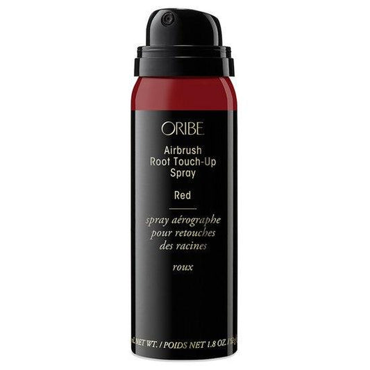 Oribe Airbrush Root Touch-Up Spray Red 1.8 oz can for root touch-up and hair color maintenance.