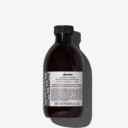 Alchemic Shampoo Tobacco bottle for enhancing medium-to-light brunette tones, 280ml by Davines.