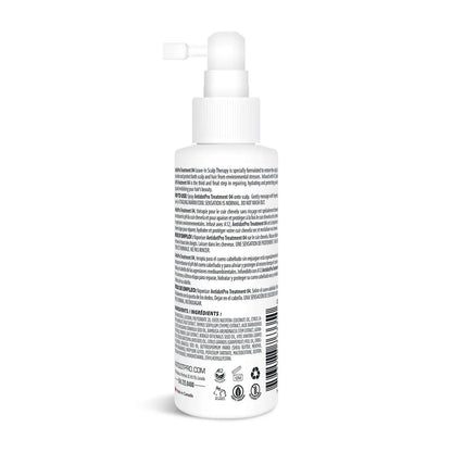 AntidotPro Scalp Treatment Kit bottle showing detailed product information and usage directions on the back label.