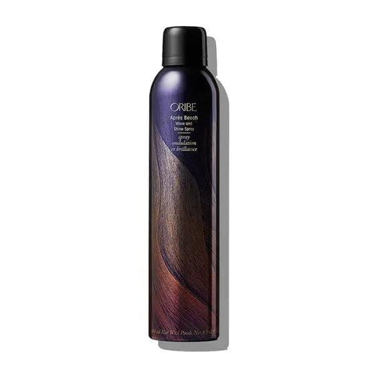 Oribe Apres Beach Wave and Shine Spray bottle on a white background.