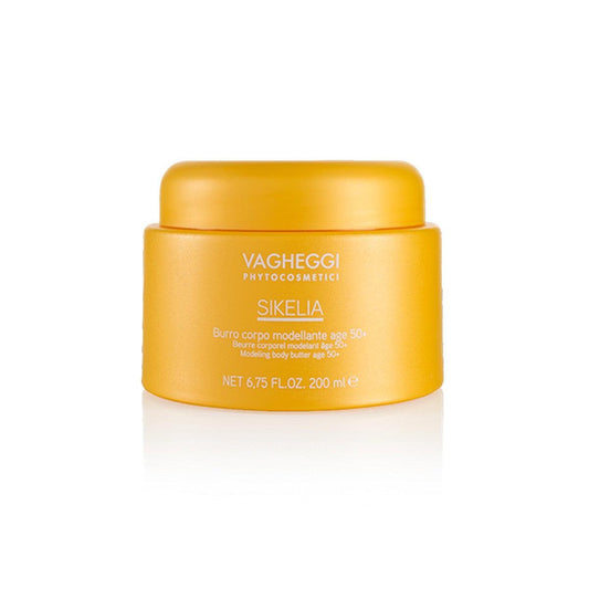 Beurre Corporel Modelant 50+ Sikelia 200ml by Vagheggi, nourishing body butter for firm and youthful skin.
