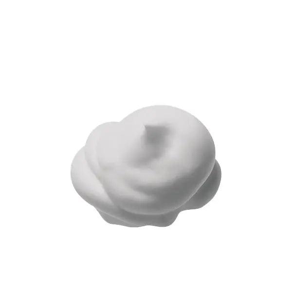 White, fluffy mousse texture of Boue En Mousse Réductrice - Fuoco Plus for body sculpting and detox.