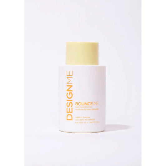 DesignMe Bounce Me curl-enhancing conditioner bottle on white background
