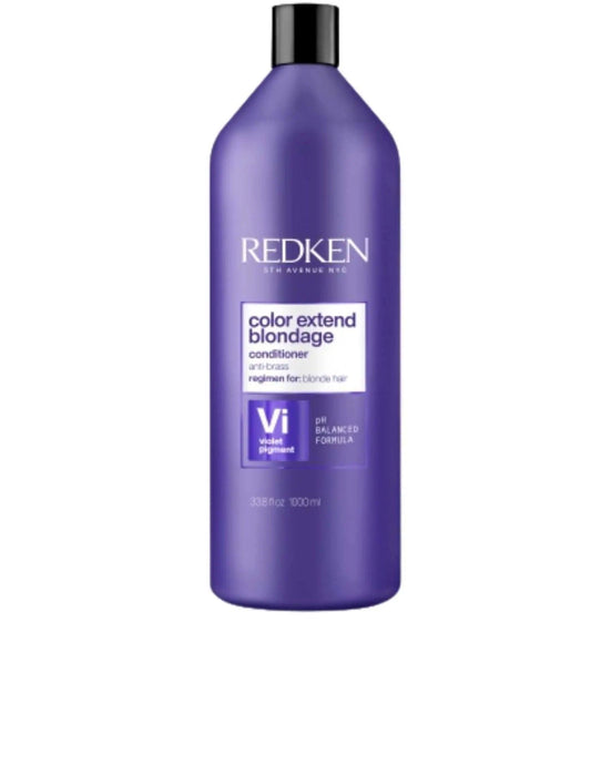 Redken Color Extend Blondage Conditioner 1L bottle for neutralizing brassiness in blonde hair.