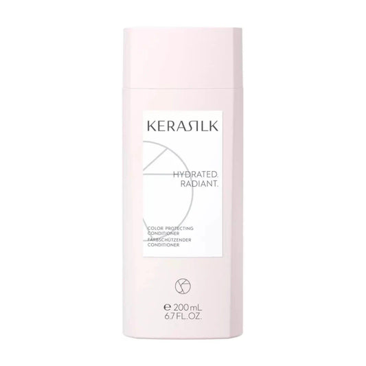 KERASILK Color Protecting Conditioner 200ml bottle for vibrant color-treated hair, hydrates and protects from damage.