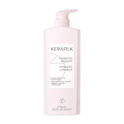 Kérastase Color Protecting Conditioner bottle for vibrant, long-lasting color-treated hair, 750ml.