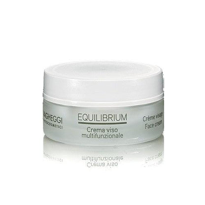 Equilibrium Face Cream jar, a multifunctional day and night cream with softening ingredients for healthy skin.