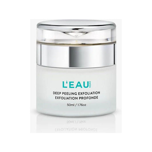 Deep peeling exfoliation cream in a 50ml jar, designed for gentle yet effective cleansing of pores.