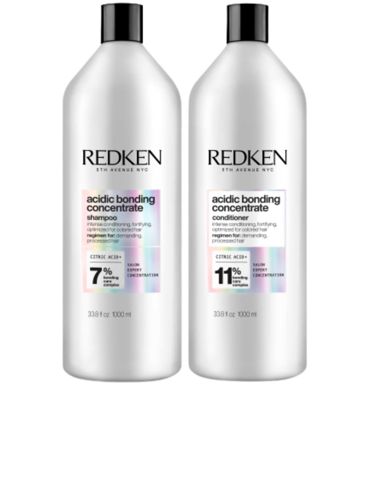 Redken Duo Liters Acidic Bonding Concentrate Shampoo and Conditioner for nourishing and repairing all hair types.