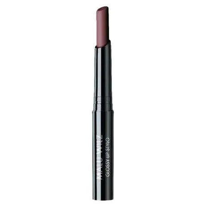 Malu Wilz Glossy Lip Stylo in a sleek black case, showcasing a luxurious, high-shine lip color.