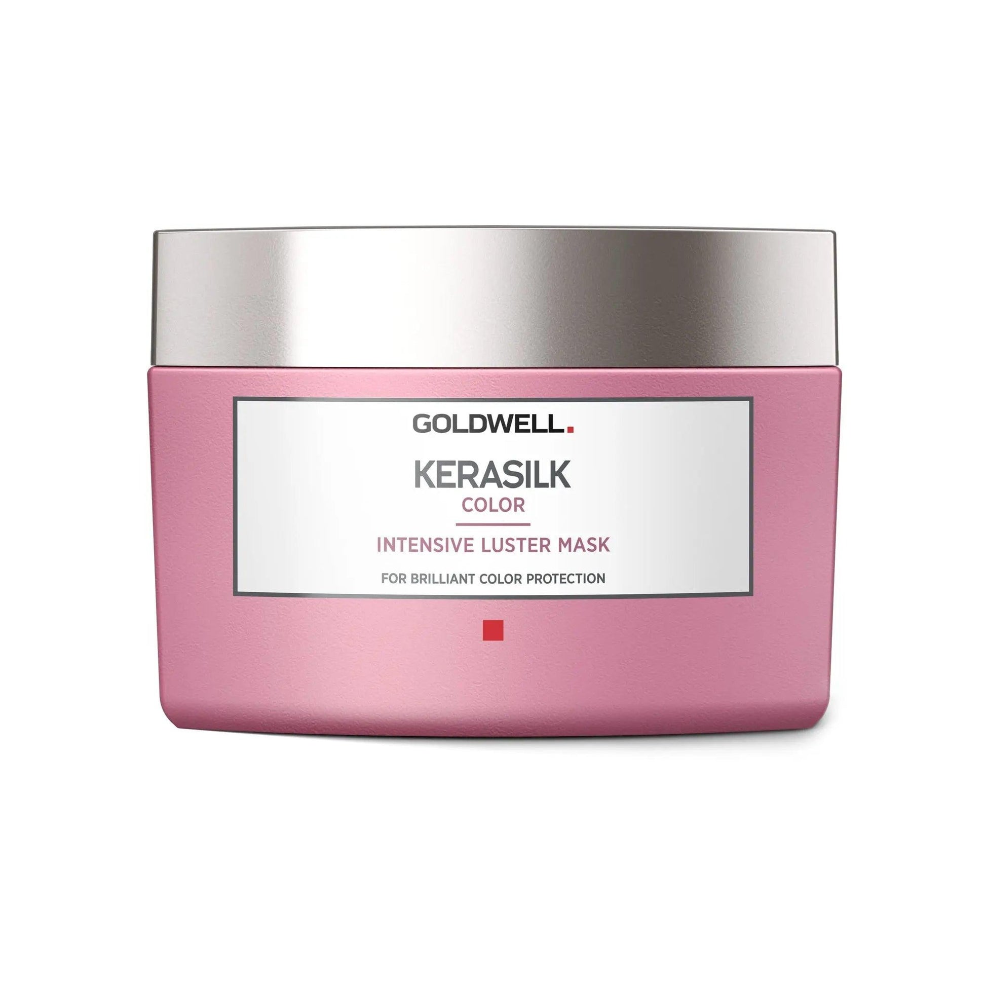 Goldwell Kerasilk Color Intensive Luster Mask for deep repair and smooth hair, ideal for dry and damaged hair care.
