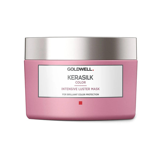 Goldwell Kerasilk Color Intensive Luster Mask for deep repair and smooth hair, ideal for dry and damaged hair care.
