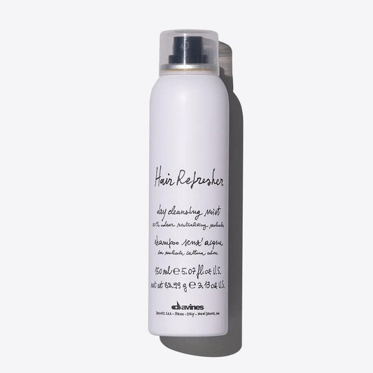 Davines Hair Refresher Dry Cleansing Mist 150ml bottle for quick hair refresh without water, suitable for all hair types.