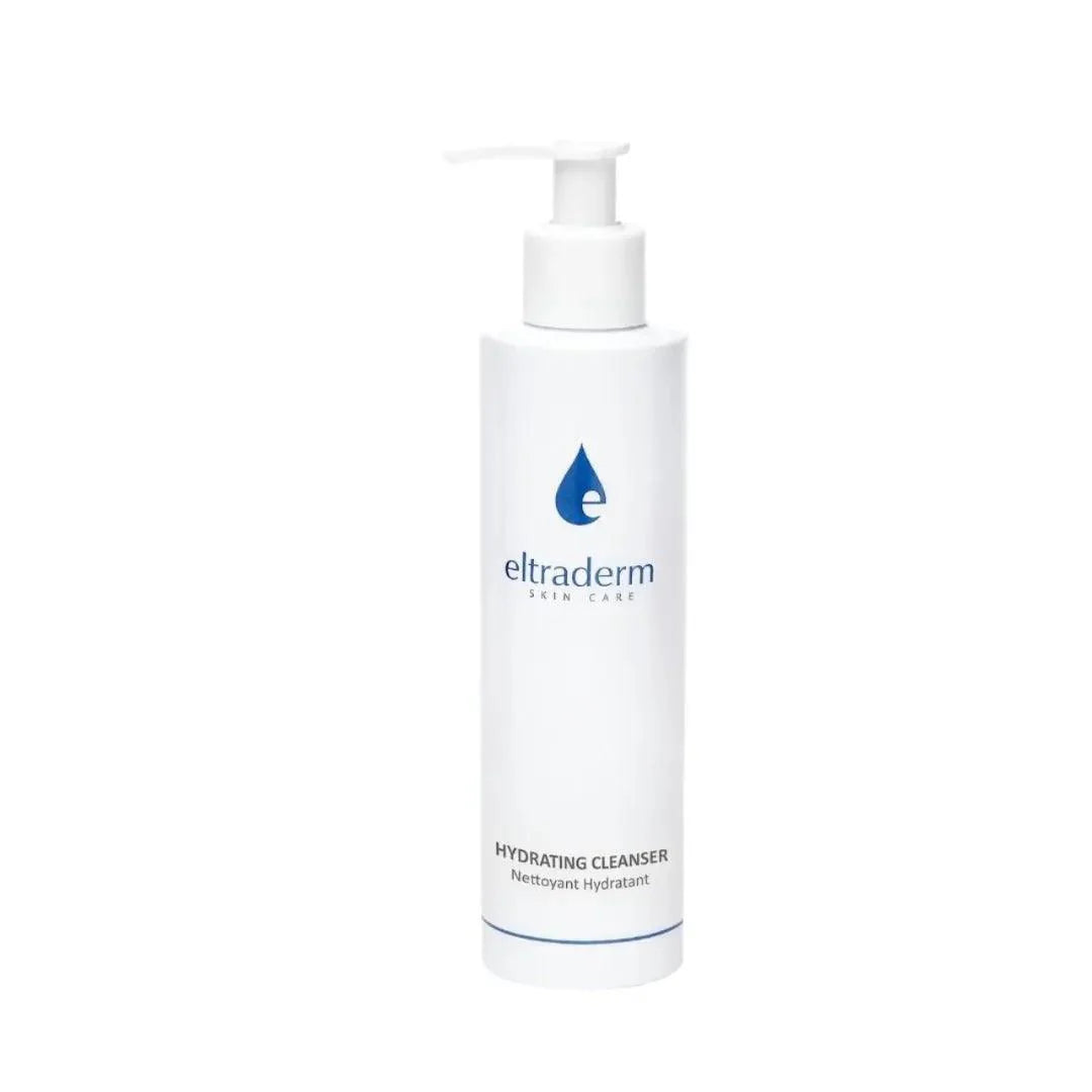 Hydrating Cleanser bottle by Eltraderm, a soothing cream-textured lotion for daily skin cleansing and hydration.
