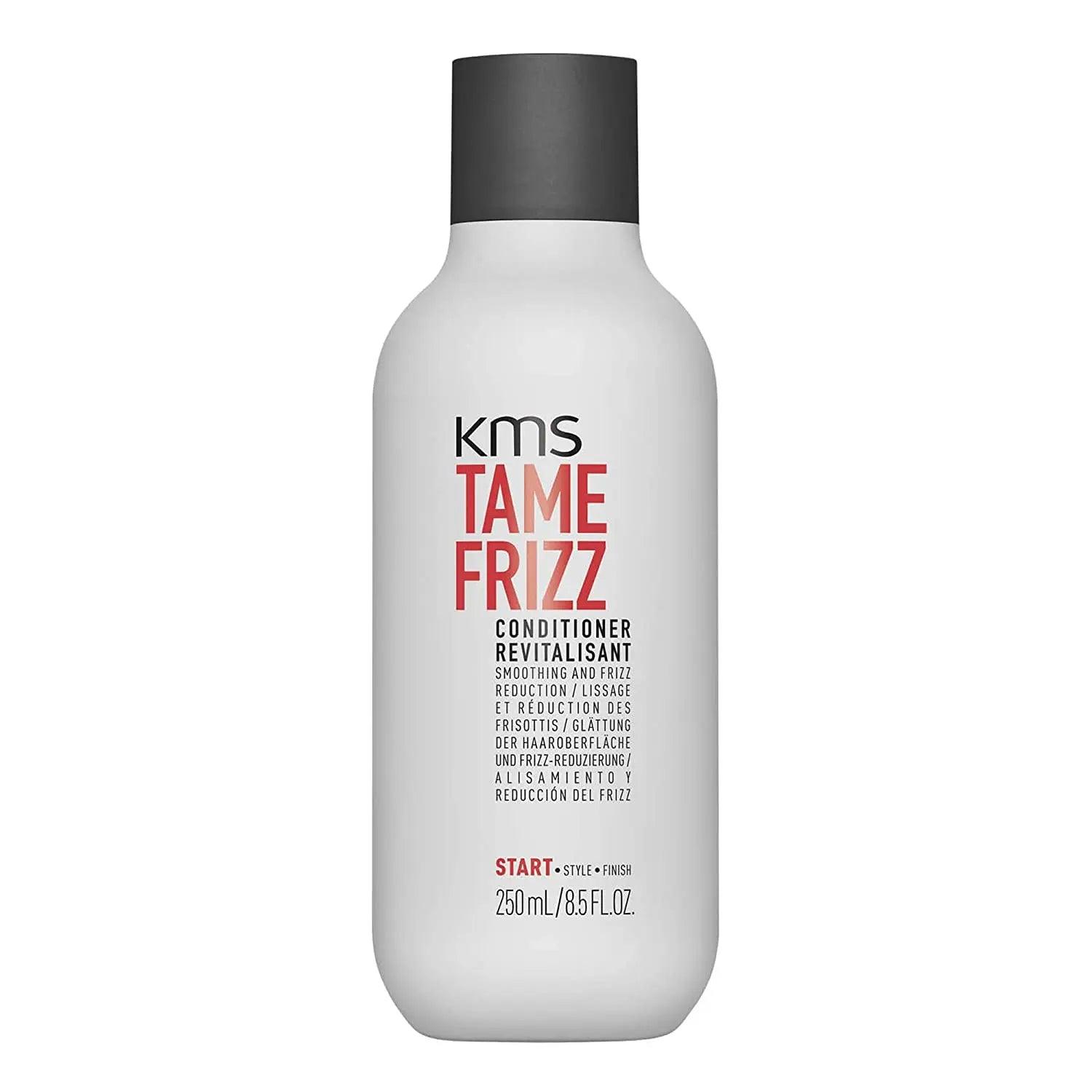 KMS Tamefrizz Conditioner 250ml bottle for smoothing, detangling, and reducing frizz in medium to thick hair.
