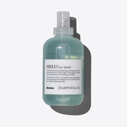 Davines MELU Hair Shield 250ml bottle for protecting hair from heat damage, anti-breakage spray for long or damaged hair