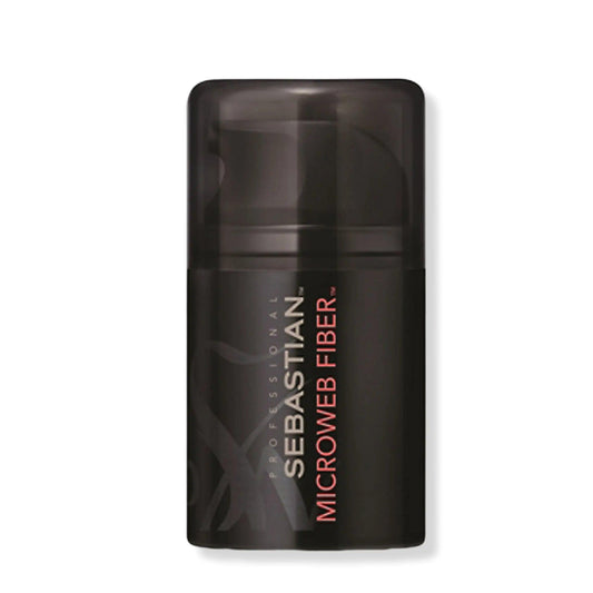 Microweb Fiber by Sebastian in a sleek packaging for flexible, weightless hair styling and a silky texture.