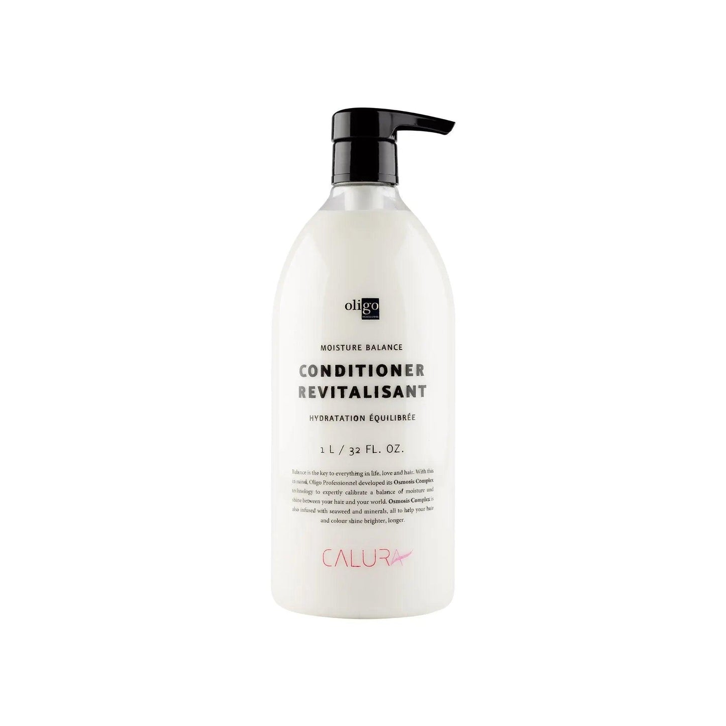 Moisture Balance Conditioner bottle, vegan, paraben-free, sulfate-free, for detangling and moisturizing hair.