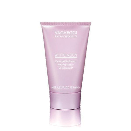 White Moon Cleansing Toner by Vagheggi, hydrating and purifying skincare product, 125ml tube, ideal for balanced cleansing.